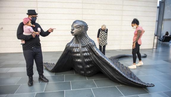 MammaRay sculpture at the Nasher