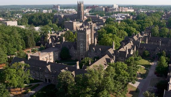West Campus aerial by Duke Photography