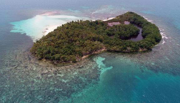 West Snake Caye port in Honduras