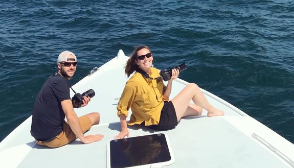 Jillian Wisse studies a species of pilot whale that dives especially deep.