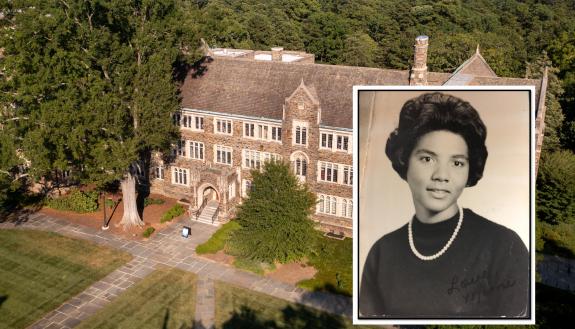 Wilhelmina Reuben-Cooke as a student; the Sociology-Psychology Building on West Campus will be dedicated in her honor on Friday.
