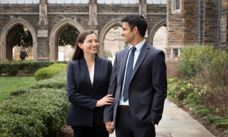 Rebecca Gibson and Bijan Abar
